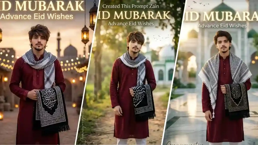 Eid Mubarak AI Photo Prompts for Boys