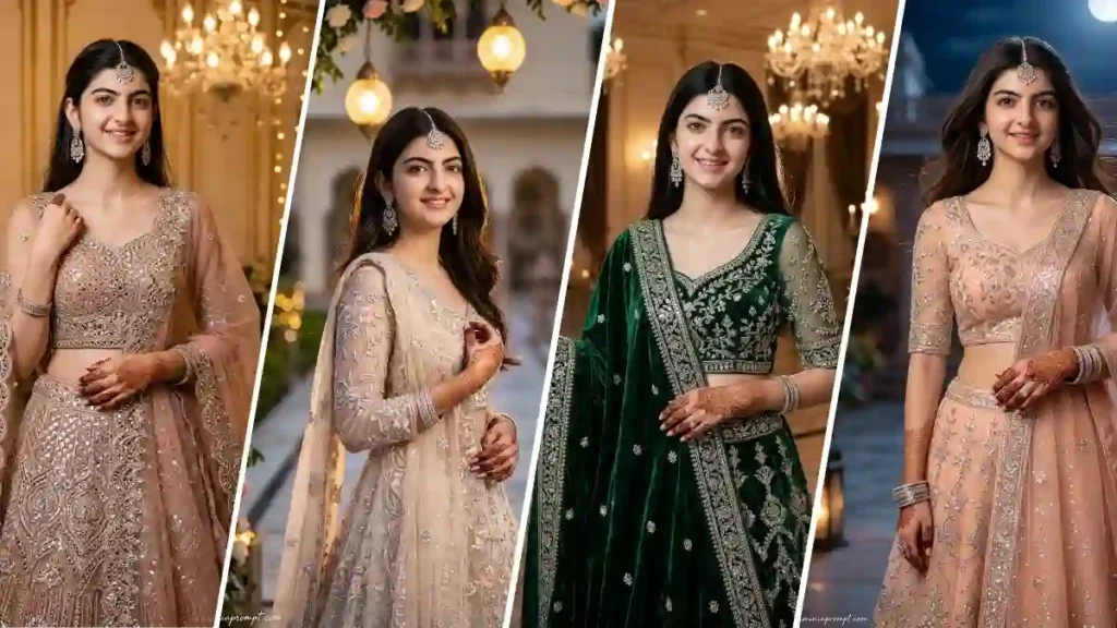 Lehenga Photo Editing Prompts for Girls