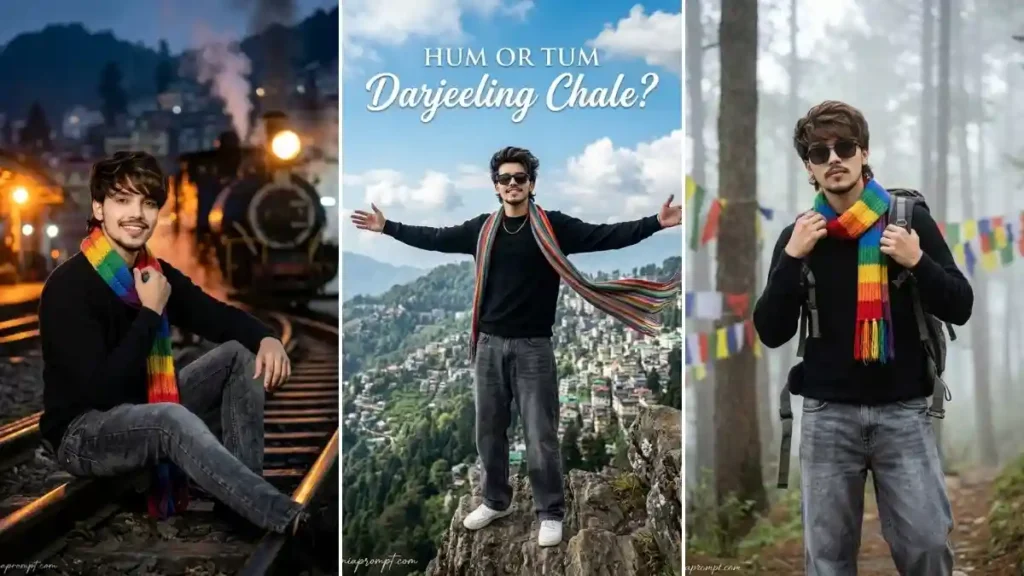 Darjeeling Adventure Photo Editing Prompt